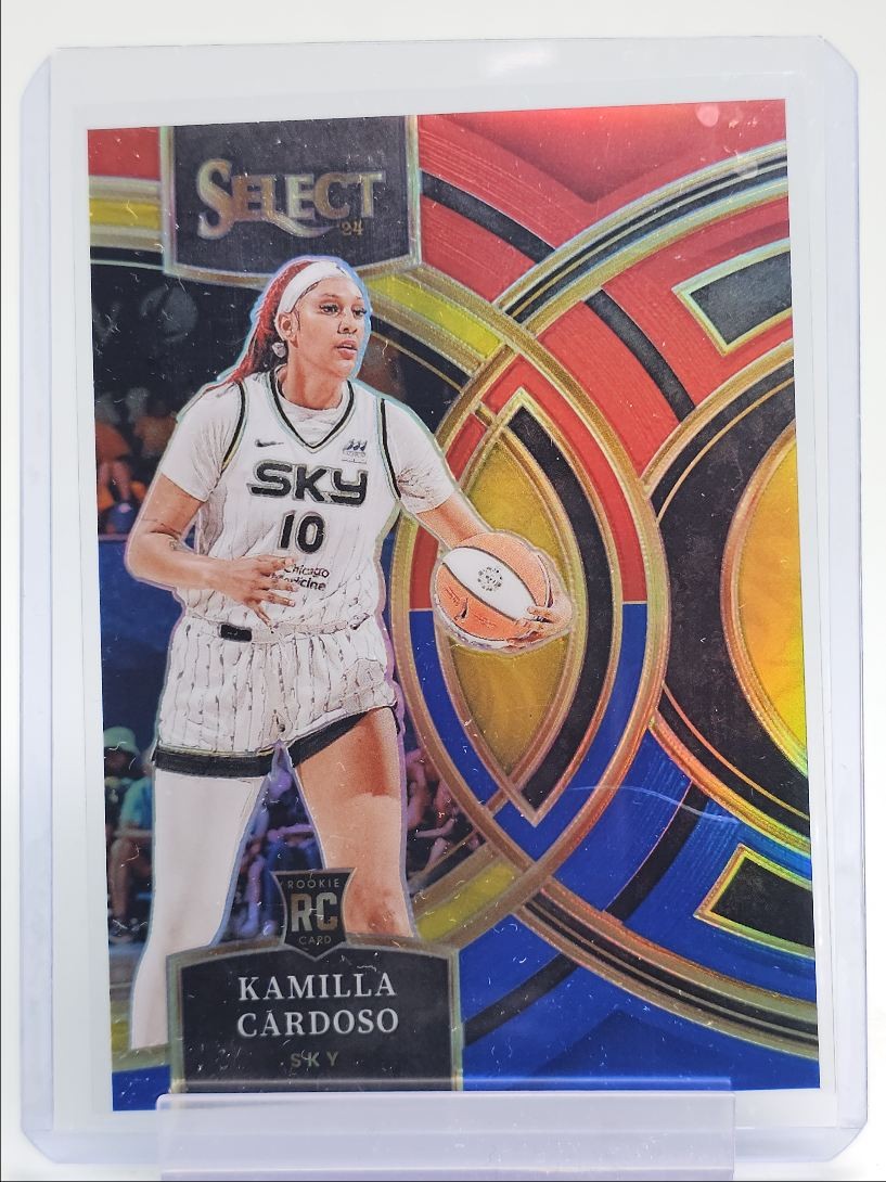 KAMILLA CARDOSO 2024-25 SELECT WNBA PREMIER ROOKIE RED BLUE PRIZM /399 Q3704