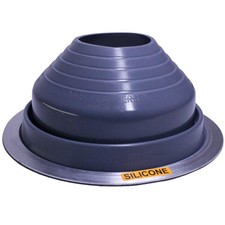 Flashers 5 Silicone Grey High Temp Round Flexible Roof Jack Pipe Boot Metal