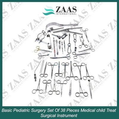 Basic Pediatric Surgery Set Of 38 Pieces Medical child Treat Surgical Instrument