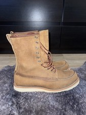Red Wing Boot RARE 879 Mens Moc Toe Lace-Up B...