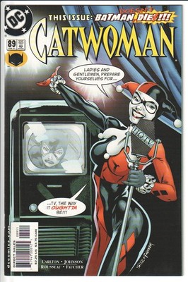 Catwoman #89 Harley Quinn 2001 NM 9.4