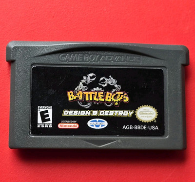 BattleBots Design & Destroy Game Boy Advance Nintendo GBA Authentic Tested