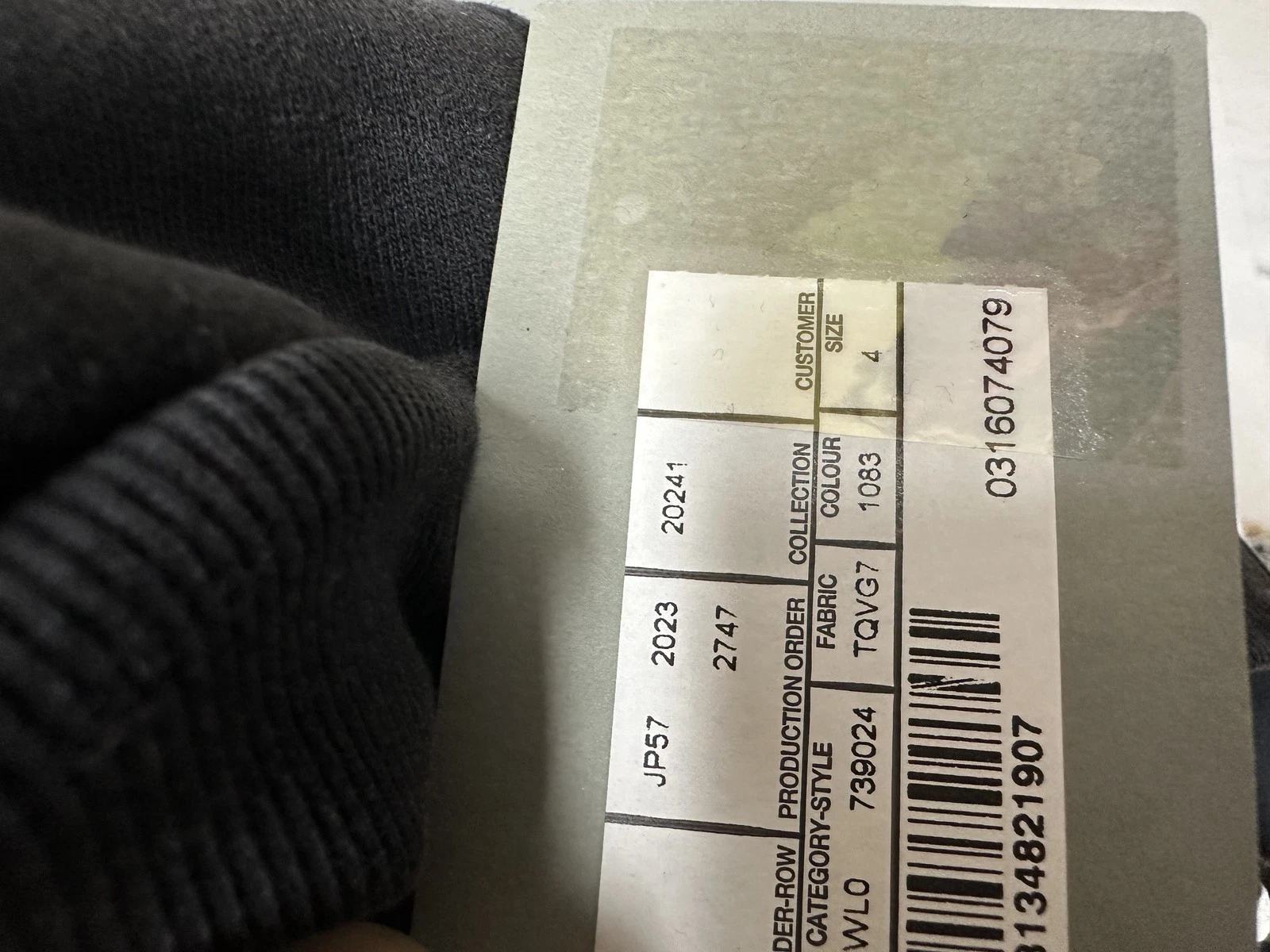 Felpa con cappuccio Balenciaga BFRND 115 140864189