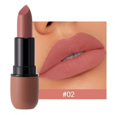 6-Color Matte Lipstick: Velvet Lip Color, Smooth, Waterproof, Long-Lasting Color