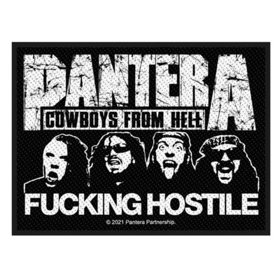 Pantera Patch · Fucking Hostile · Band Aufnäher · Offizieller Merch