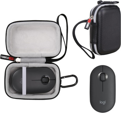 FBLFOBELI Travel Case for Logitech Pebble M350 M355 I345 Wireless Mouse, Shockpr