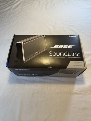 BNIB Bose SoundLink Bluetooth Mobile Speaker II Black Nylon Portable Speaker AUX