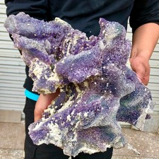23.93lb Natural Brazilian amethyst cave cornuclium/noble/fortune/decoration