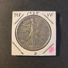 1935-D Walking Liberty Half Dollar In Very Fine Condition