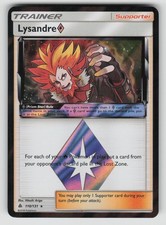 Lysandre ◇ 110/131 Rare Prism Star Forbidden Light Pokemon NM