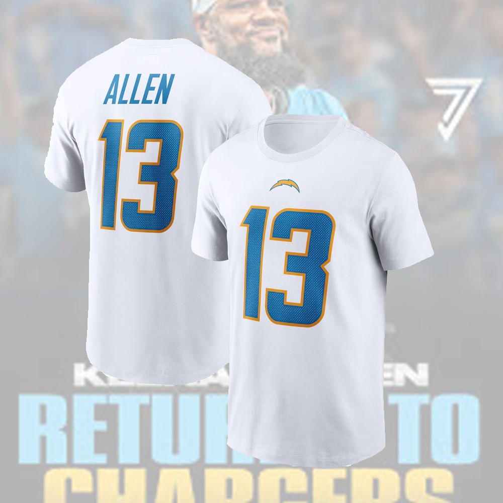 HOT - Keenan Allen #13 Los Angeles Chargers 2025 Player Name