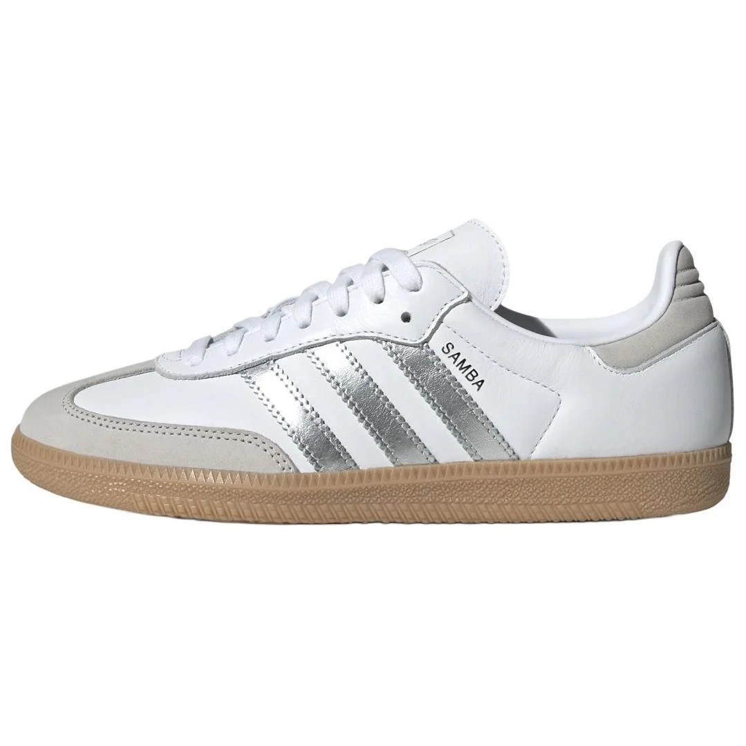 adidas Samba OG White Silver Metallic Grey W for sale | eBay