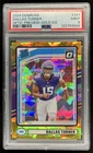 2024 Panini Donruss Football Gold Ice Dallas Turner #331 PSA 9