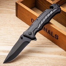 7.9" SPRING OPEN ASSISTED TACTICAL FOLDING POCKET KNIFE EDC Blade Tactical Tool