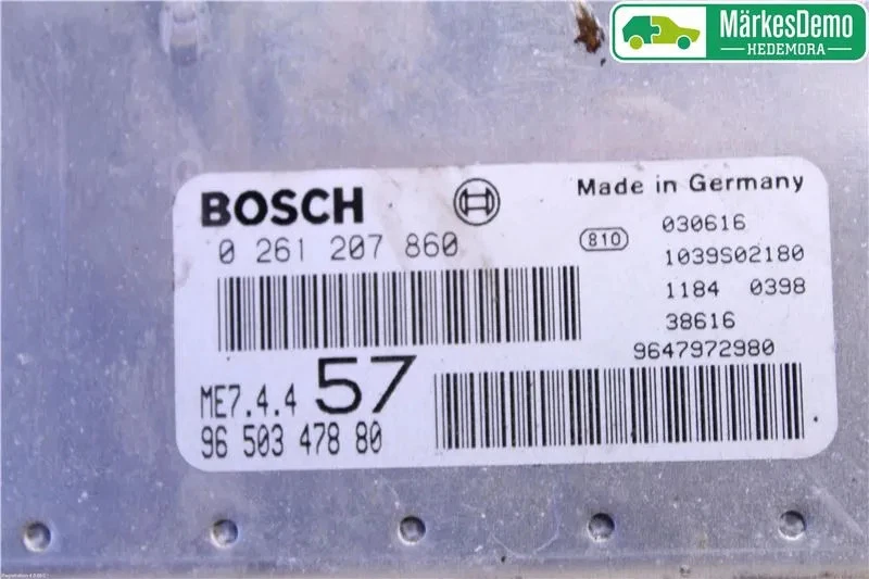 Centralina motore originale (ECU) CITROËN C3 Pluriel (HB_) 2003 - Immagine 3 di 3
