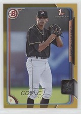 2015 Bowman Draft Gold 19/50 Justin Jacome #162 s1i