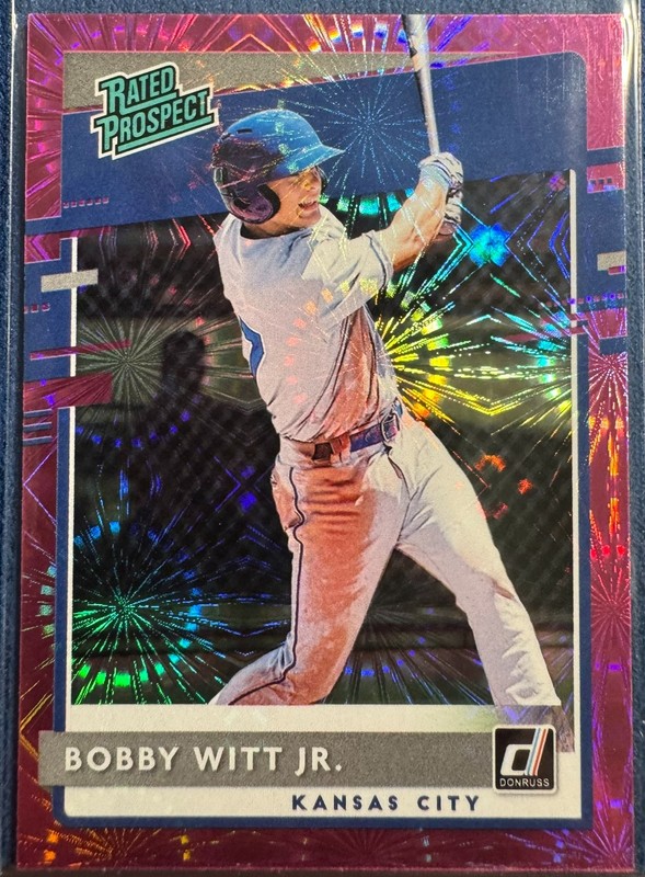 2020 Donruss Bobby Witt Jr #RP-2 Pink Fireworks (RC)