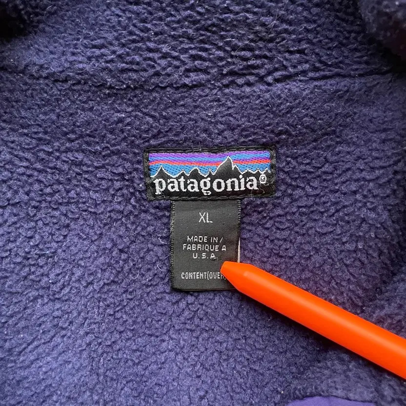 Patagonia Shell Sinchilla Bomber Jacket - Red, Made in USA, 90s thumbnail 4