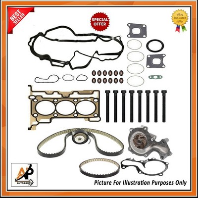 FOR FORD FOCUS 1.0 ECOBOOST 2012-20 NEW TIMING BELT KIT & WATER PUMP+HEAD GASKET