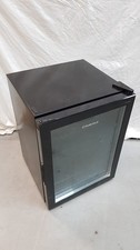 COLLECTION ONLY! Subcold cave60-bl-c Counter Top Glass Door Mini Fridge Black