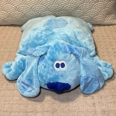 Viacom 2013 Blue s Clues 16  Plush Convertible Pillow Pal Buddy Cuddly Soft Toy
