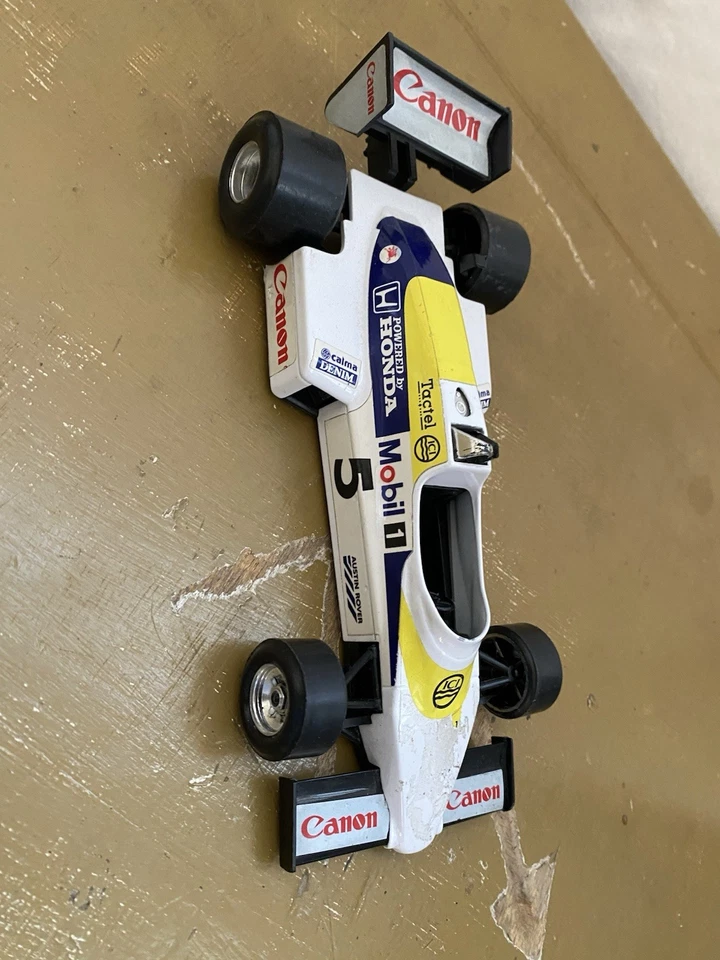 Burago 1/24 Formula 1 Williams FW 08 #5 Mobil 1 Honda Nigel Mansell F1 Racing - Immagine 3 di 4