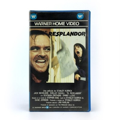 EL RESPLANDOR STANLEY KUBRICK TERROR SOBRENATURAL CASA ENCANTADA CULT HORROR VHS