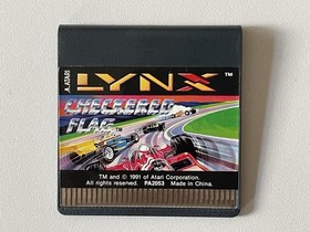 Atari Lynx II System Handheld Console with Checkered Flag Game Tested & Working