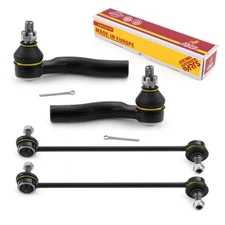 Front Sway Bar & Outer Tie Rod End Kit for 2001-2005 Toyota RAV4 4 PCS