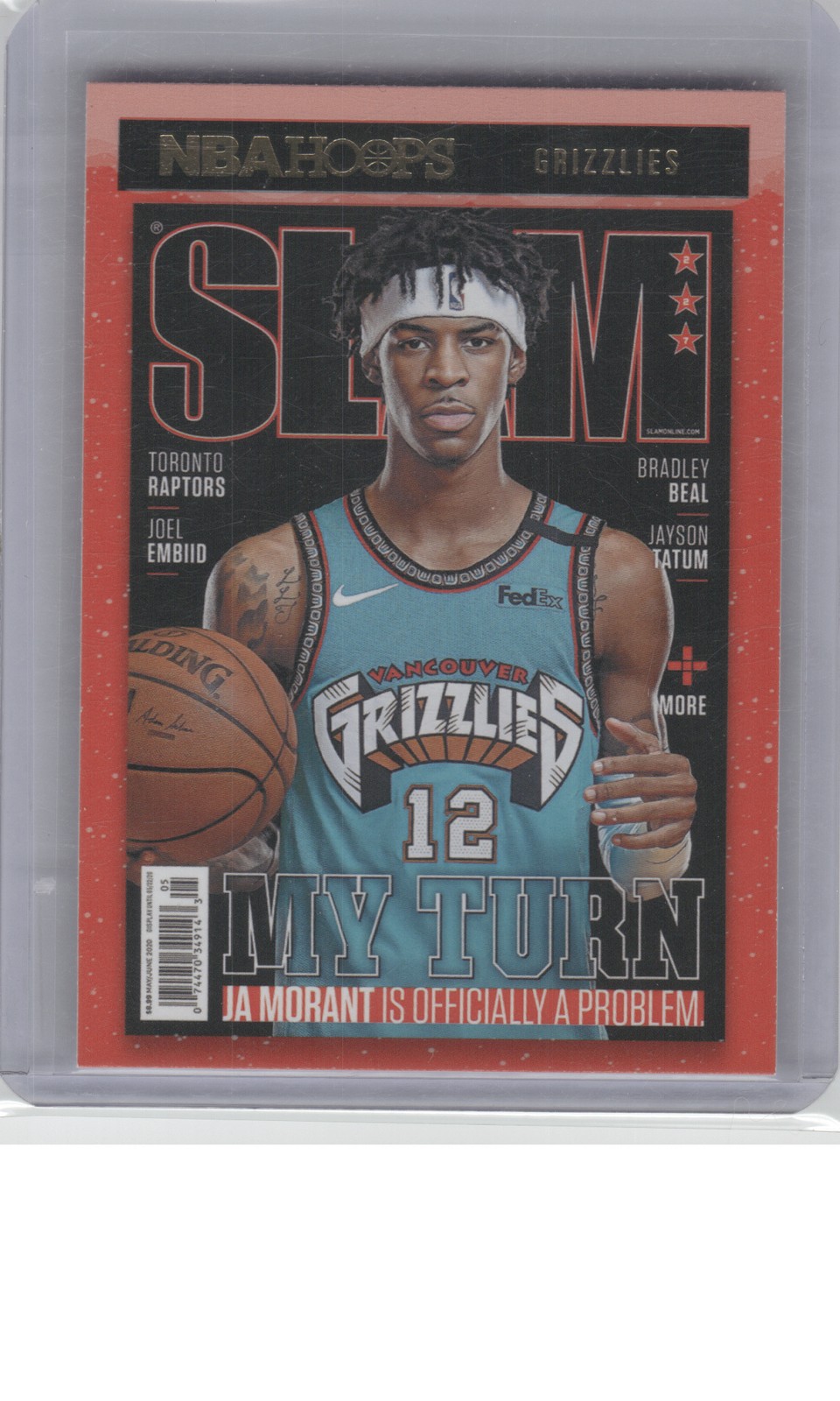 2020-21 Hoops #18 Ja Morant Slam B22R1C139