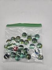 Lot Of 30 Vintage Assorted Marbles