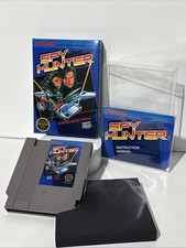 Spy Hunter NES Complete CIB Nintendo Excellent Cond 5 Screw Box Protector