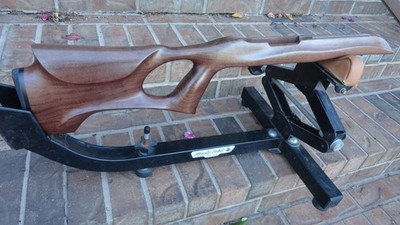 Ruger 10/22 TALON SATIN WALNUT AMBIDEXTROUS Stock & STUDS FOR FACTORY BARREL 446