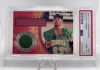 LeBRON JAMES 2003 UPPER DECK HARDCOURT #LB3 FLOOR RELIC PSA 8 ROOKIE NBA CARD
