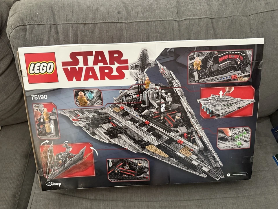 LEGO Star Wars: First Order Star Destroyer (75190) New Factory Sealed Retired - Image 2 of 2