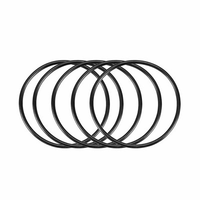 5 Pcs 78mm x 71mm x 3.5mm Mechanical Black Rubber O Ring Oil Seal Gaskets  #qm
