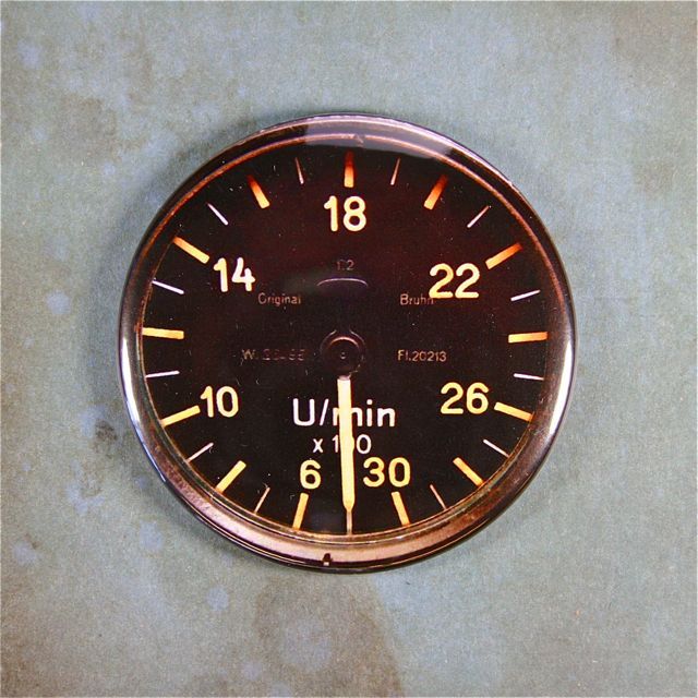 WW2 Airplane Gauge 2 1/4" Fridge ,Luftwaffe, Me 109 eBay