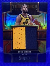 Tie-Dye 01/25 = Rudy Gobert Prizm 2022 Select Throwback Memorabilia Patch