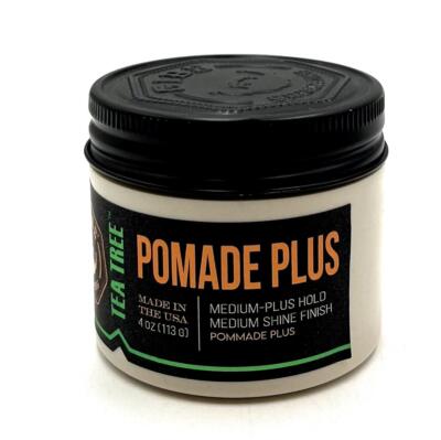 GIBS Grooming Tea Tree Pomade Plus Medium Plus Hold Medium Shine Finish 4 oz 