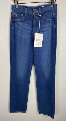 NWT AG Adriano Goldschmied Jean of Tomorrow Alexxis High Rise VTG Straight 25
