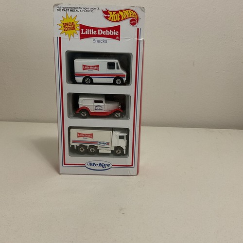 1994 Special Edition Mckee Little Debbie Hot Wheels Set of Three 1/64