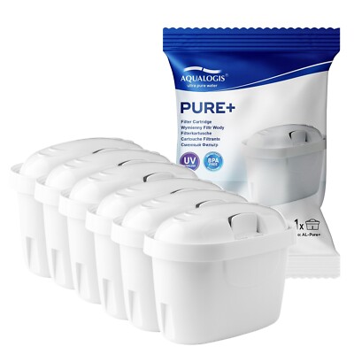 6 kompatible Wasserfilter Kartuschen für Brita Maxtra+ Marella Style Dafi Unimax