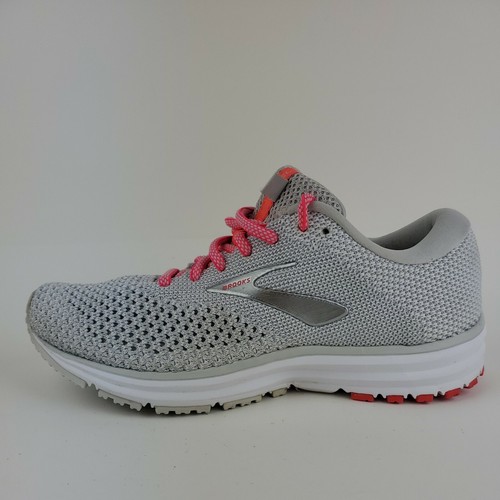 Brooks Revel 2 Light Grey/White/Pink 
