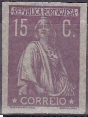 Portugal 1912 Afinsa 216 15C ceres rare proof P. cebolla- MNG no faults