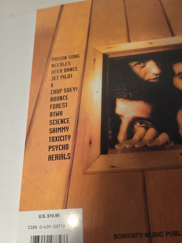 System Of A Down Toxicity Guitar Tablature Songbook Sheet Music - Image 4 of 4