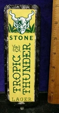 Unique Stone Tropic of Thunder Lager Beer Tap-Draft Handle Pub Bar Brewmania