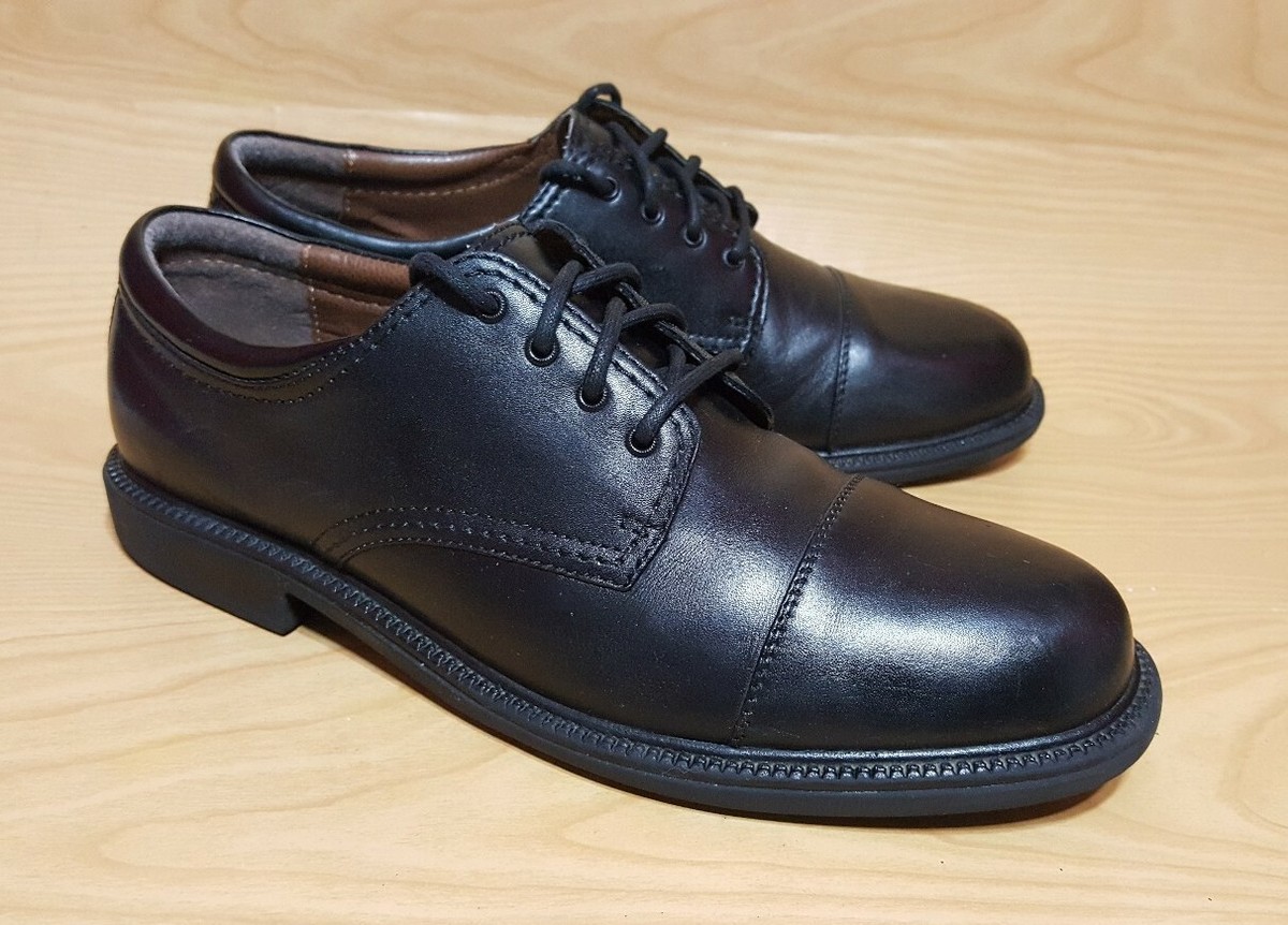 Dockers Mens Black Leather Cap Toe Oxfords Shoes 11 M | eBay display picture 2