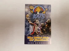 Nashville Kats 2006 AFL Arena Indoor Football Pocket Schedule - Sports Nashville