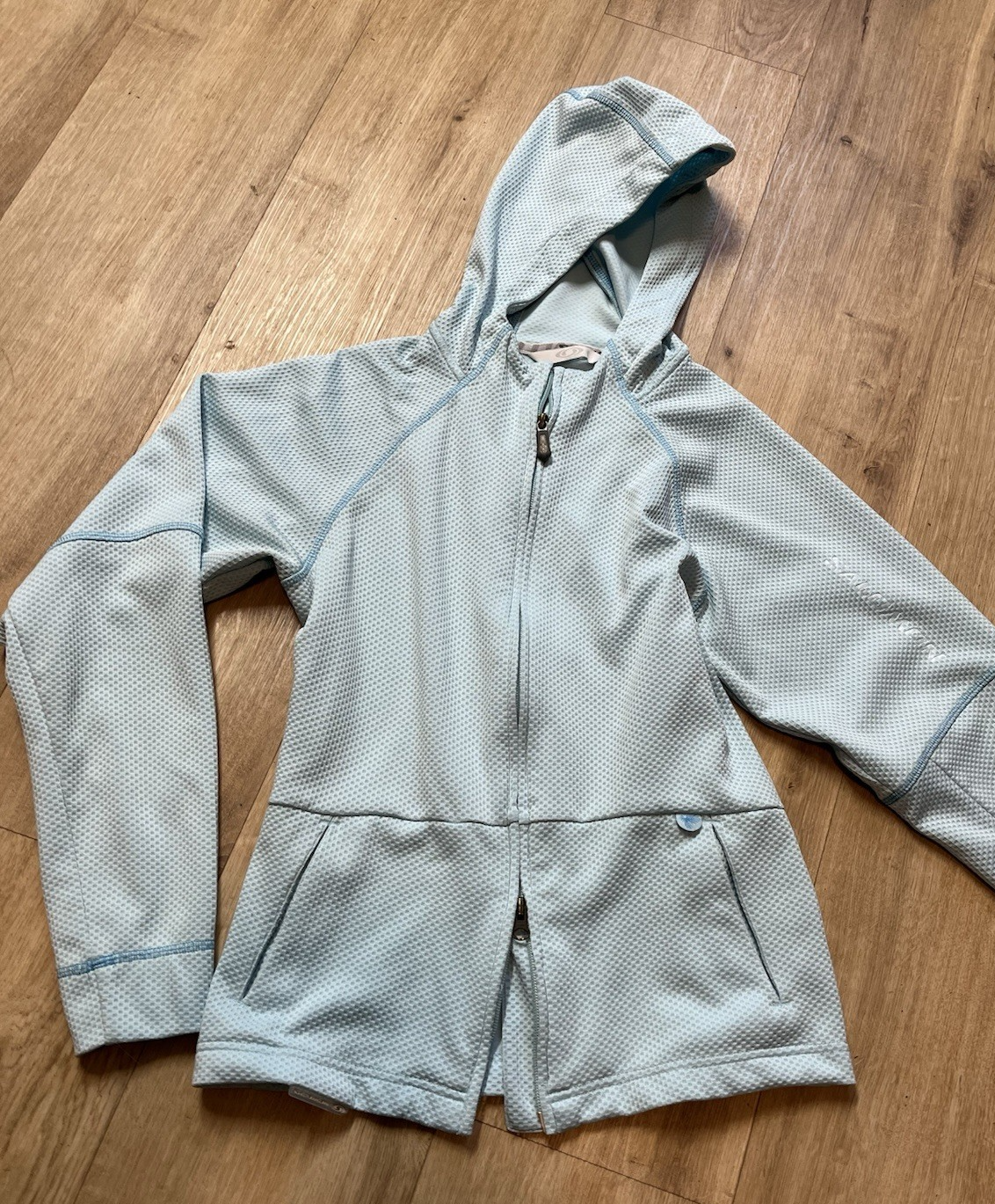 SALOMON Giacca con Cappuccio Felpa Full Zip Donna Taglia M Azzurro Us intime Ottimeioni