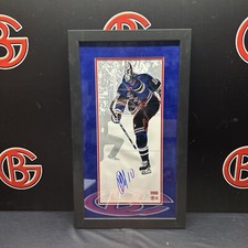 Artemi Panarin Autographed New York Rangers 8x18 Framed Photo LE 1/10 Beckett